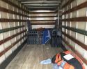We pack our moving trucks to ensure your belongings are safe.